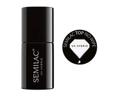 Semilac UV Hybrid Top No Wipe viršus hibridiniam lakui be plovimo 7ml