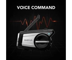 Harman Kardon Motociklo Interkomas - Sena 50C-01 Laisvų Rankų Įranga Bluetooth 5.0 8000m Juodas, Sidabras