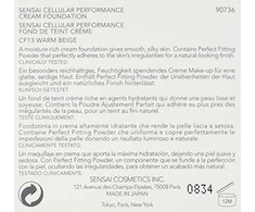 makiažo pagrindas Sensai Cellular Performance Kreminis Foundation CF13 Warm rusvai gelsvas 30ml