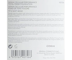 Kompaktinė pudra Sensai Kanebo Cellular Performance Total Finish Foundation TF12 Soft rusvai gelsvas 11 g