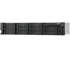 Qnap TS-855eU-RP-8G, 2U, 8 x 2,5"/3,5" SATA, Intel Atom C5125 8C/8T, 8 GB SODIMM DDR4 (maks. 64 GB), 2 x 2,5 GbEReduntinis maitinimo blokas