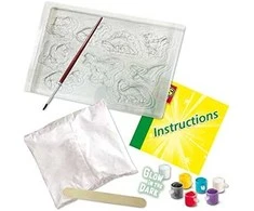Ses Creative SES Gipso liejiniai su dinozaurų dažais 01292 12922