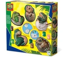 Ses Creative SES Gipso liejiniai + dažai Dino kiaušiniai 01411 14117