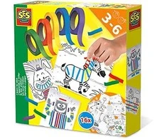 Ses Creative SES Gluing rinkinys - 16 vaizdų su spalvomis. juostos - 206988