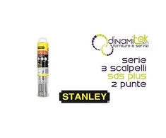 Grąžtas Grąžtų ir kaltų rinkinys Stanley STA54400-XJ; SDS-Plus; 5 vnt.