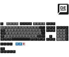 Klaviatūra Keychron Sharkoon SKILLER SAC20, keycap (juoda, 115 vienetų, ISO išdėstymas (DE))