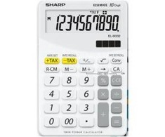 Sharp EL-M332 skaičiuotuvas Desktopas Finansų skaičiuotuvas Balta