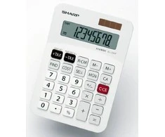 Skaičiuotuvas Sharp EL-330F, baltas