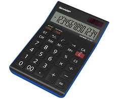 Sharp EL-145T skaičiuotuvas Desktopas Finansų skaičiuotuvas Juoda