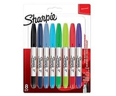 Markerių rink. „Sharpie" 8 vnt. TWIN TIP