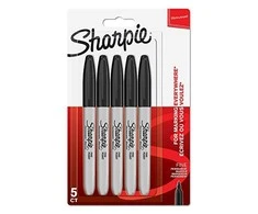 Markery Sharpie Fine Juodas (blister 5szt.) - 1986051