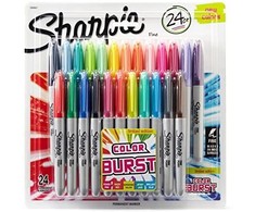 Markerių rinkinys Sharpie Fine Color Burst 24 spalvos - 1956292