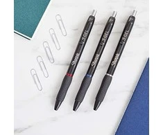 Sharpie S-Gel, Ištraukiamas gelio rašiklis, Juoda, Juoda, Vidutinis, 0,7 mm, Dėžutė