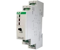 F&amp;F Duble- mygtukas ritininis aklas valdiklis 2A IP20 STR- 421 230V