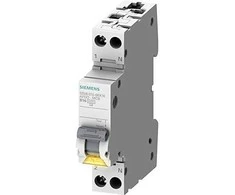 Siemens Gaisro kibirkšties detektorius AFDD-MCB-Combination 230V, 6kA, 1+N, B, 16A Compact (1MW) 5SV6016-6KK16