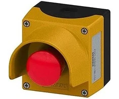 Siemens Korpusas vairo įtaisams, 22 mm apvalus, plastikinis, viršutinė dalis, geltona 3SU1801-0NB00-2AC2