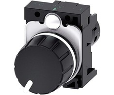 Siemens Potencjometr 22mm apvalus juoda 4.7kOhm 3SU1200-2PR10-1AA0