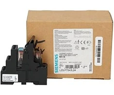 Siemens LZS:PT5A5L24 Pilna relė PT serijos 24V DC kontaktai 4P raudonas LED modulio jungtis. varžtas LZS: PT5A5L24