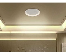 Beliani LED lubinis šviestuvas NANDING metalinis baltas