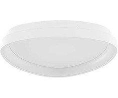 Beliani LED lubinis šviestuvas NANDING metalinis baltas