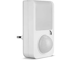 Sieninis šviestuvas Lampka wtykowa do gniazdka REV REV LED Plug-In Wall Light with Motion Detector 2,5W baltas