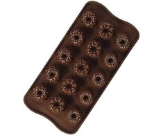 Silikoninė formelė saldainiams Silikomart Fantasia SCG19, Ø 28,5 x 15 mm