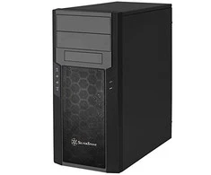 PC korpusas Silverstone Silent SST-PS13B Precision Midi Tower ATX,window, Juodas