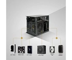 „SilverStone SST–SG16W Mini–ITX“ korpusas – balta
