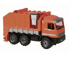 Šiukšlių mašina Lena Mercedes Actros, 72 cm (išlaiko 50 kg apkrovą)
