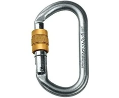 Čekija Singing Rock Steel Oval triple lock plieno karabinas