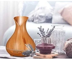 Drėkintuvas SIXTOL Aroma difuzorius Vulcan šviesios medienos 350ml