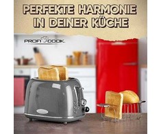 Profi Cook retro skrudintuvas 2 riekėms su 40 mm angomis ir bandelių laikikliu 511193