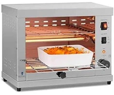 Royal Catering Dvigubas skrudintuvas skrudintuvas salamandra 3250W