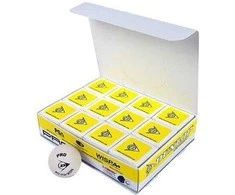 Skvošo kamuoliukas Dunlop PRO Baltas WSF/PSA 12-box