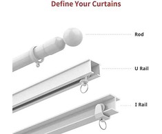„SwitchBot Smarter Curtain Motor I Rail“ baltas