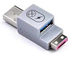 Šakotuvas „SmartKeeper Basic“ „USB-A prievadas“ „Smart Data Blocker“ rožinė