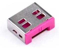 Šakotuvas Smart Keeper Smartkeeper SMARTKEEPER Basic USB prievado užraktas 10 - 10x kištukas, rožinė
