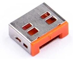 Šakotuvas Kabelių Priedas - SmartKeeper UL03P1OR 10 USB A-Port Blokatoriai Pagrindiniai Oranžiniai