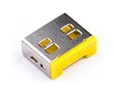 „Smart Keeper Smartkeeper SmartKeeper Basic“ USB-A prievado blokatorius, geltonas, 100 vnt.