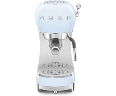 Kavos Aparatas - SMEG ECF02PBEU 15-Bar Pusiau automatinis Espresso Aparatas 1.1L Vandens Bakas Mėlynas