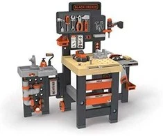 Black &amp; Decker Darbinis stalas su įrankiais vaikams Juodas Decker, 100 priedų