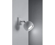 Sollux Lighting Sieninis šviestuvas OCULARE baltas