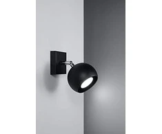 Sollux Lighting Sieninis šviestuvas OCULARE juodas