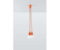 Sollux Lighting Pakabinamas šviestuvas DIEGO 3 oranžinis