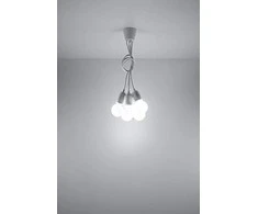 Sollux Lighting Pakabinamas šviestuvas DIEGO 5 baltas