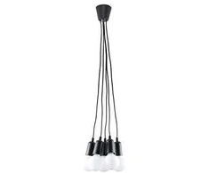 Sollux Lighting Pakabinamas šviestuvas DIEGO 5 juodas