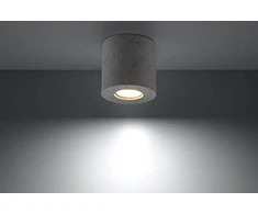 Lubinis šviestuvas Sollux Ceilings ORBIS betonas