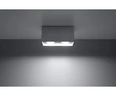 Sollux Lighting Lubinis šviestuvas QUAD pilkas