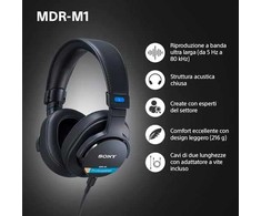 Sony MDR-M1 uždaros studijinės ausinės, Juodos