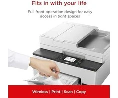 CANON MAXIFY GX2050 daugiafunkcis spalvotas rašalinis spausdintuvas, pakartotinai užpildomas, A4, 210 x 297 mm, A4, 15 atv./min., 250 lapų, USB 2.0, LAN, „Wi-Fi“.